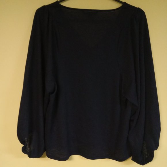 Banana Republic Navy Blue Shirt Small - Picture 3 of 5